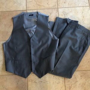 J Ferrar Men’s Dress Pants and Vest Set
